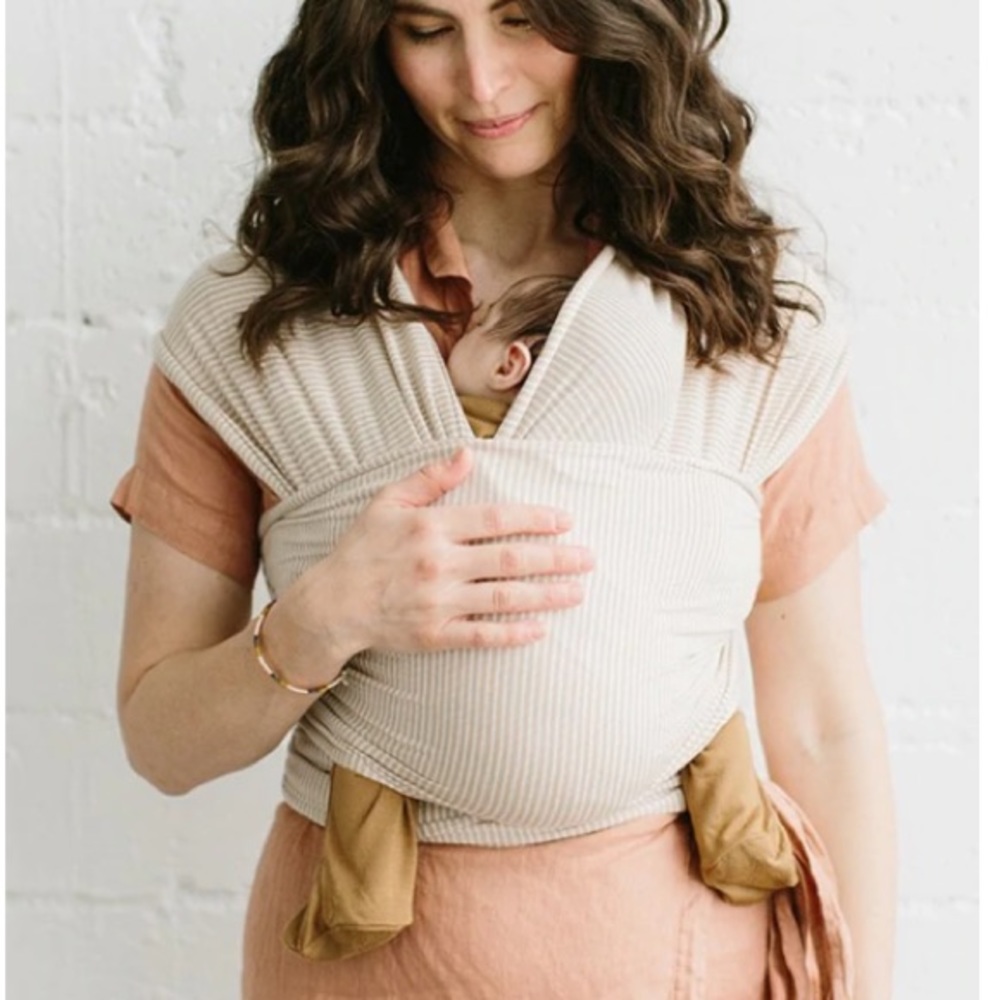 Solly Baby wrap Neutral stripe